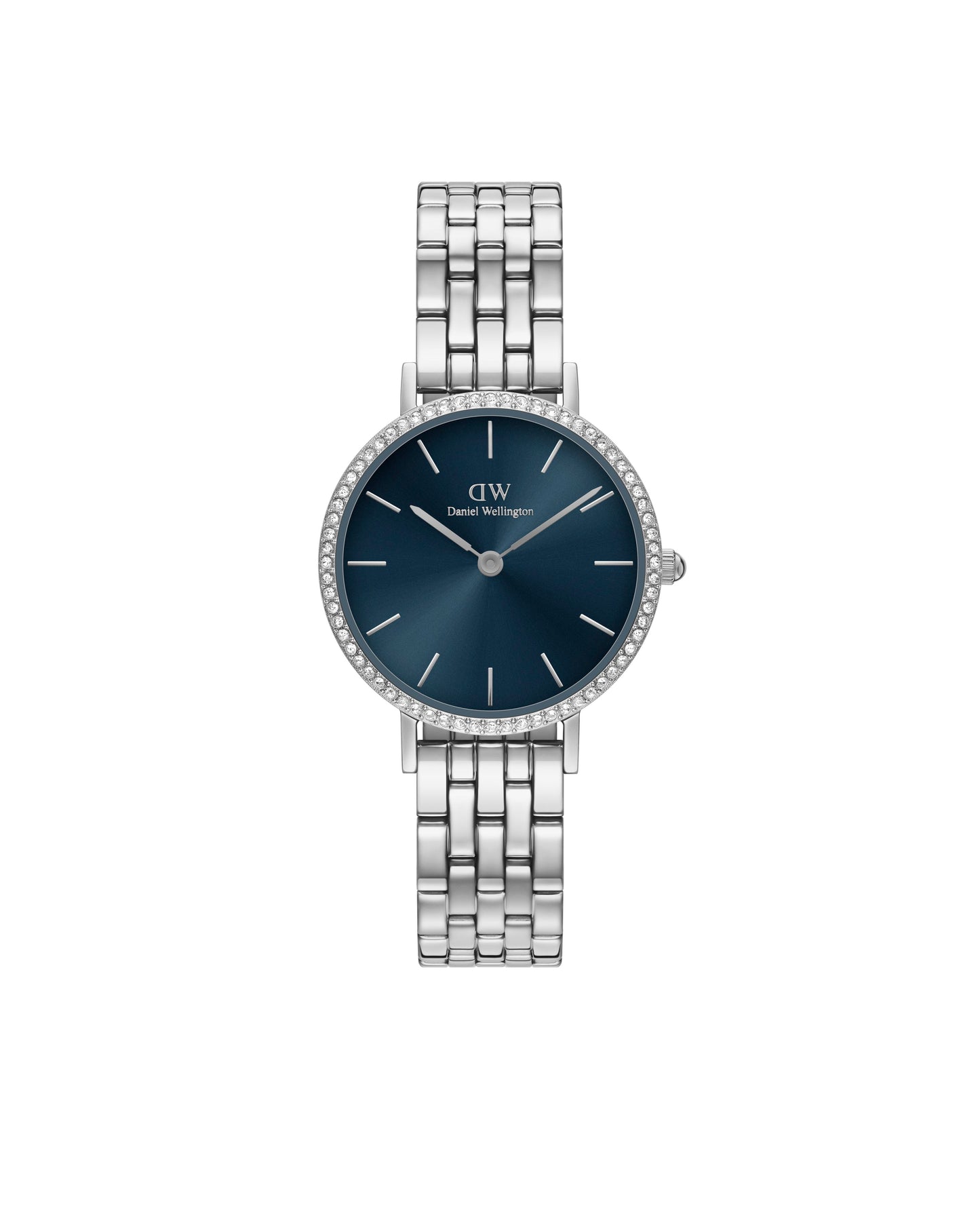 Daniel Wellington DW00100664 watch for women with a blue dial and stainless steel strap.
