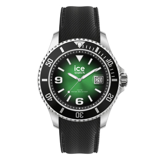 Ice 20343 watch for man with a green dial and silicone strap.