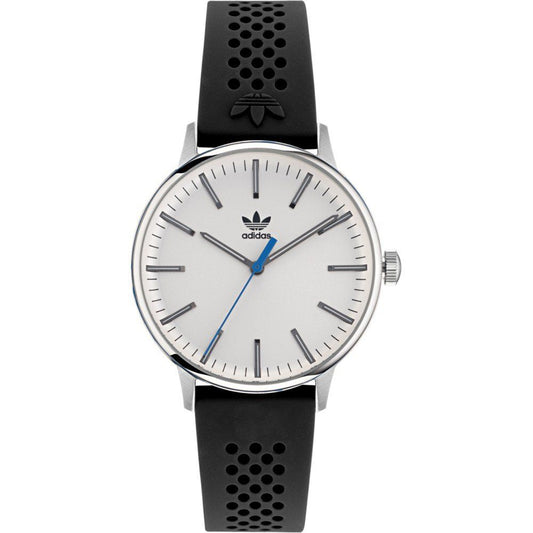 Adidas AOSY22021 watch for unisex with a white dial and silicone strap.