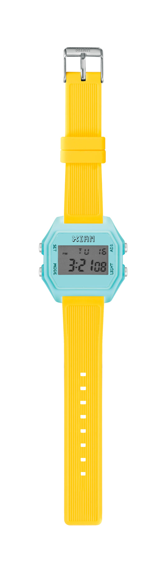 Iam IAM-KIT548 watch for woman with a white dial and silicone strap.