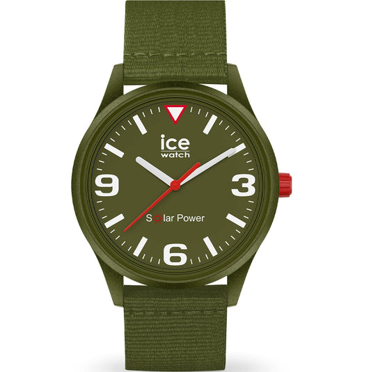 Ice IC020060 watch for men with a green dial and silicone strap.