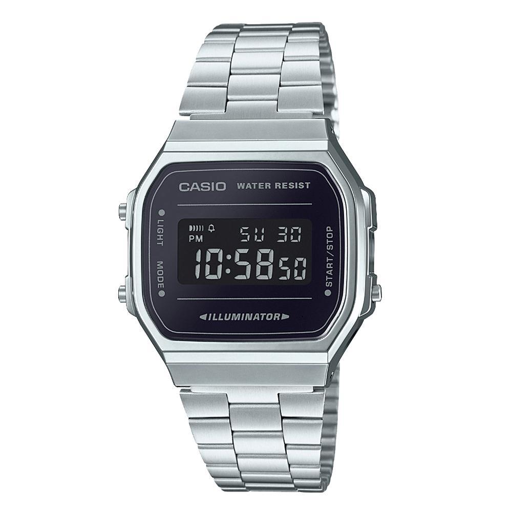 Casio A-168WEM-1 Unisex Watch 35mm 3 ATM