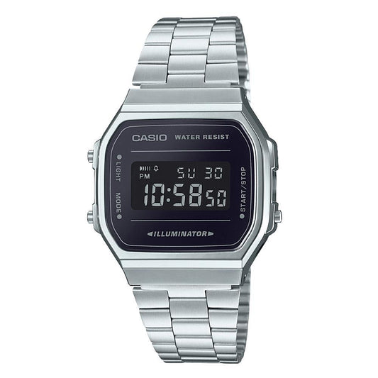 Casio A-168WEM-1 Unisex Watch 35mm 3 ATM