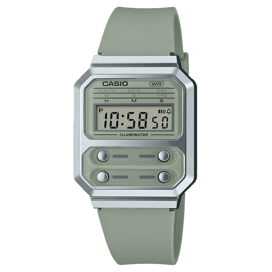 Casio A100WEF-3AEF Unisex Watch 33 mm 3 ATM