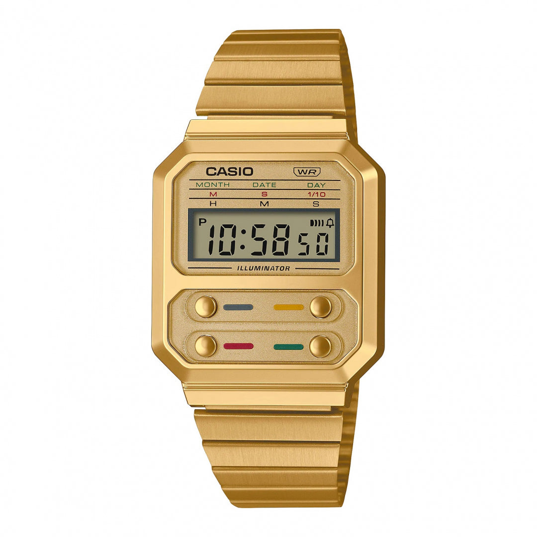 Casio A100WEG-9AEF Unisex Watch 33 mm 3 ATM