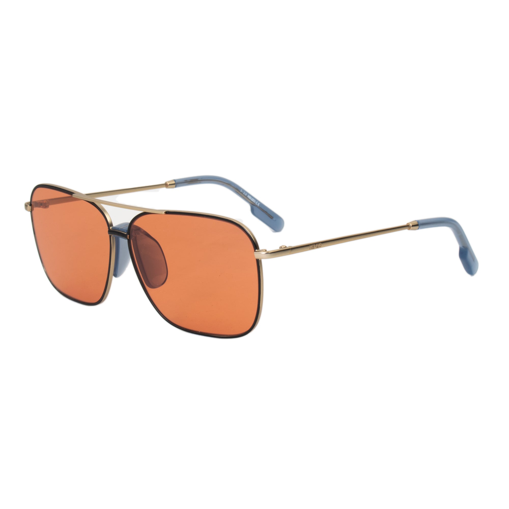 Stylish Kenzo KZ40013F 32E sunglasses for men with a golden frame