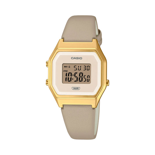 Casio LA680WEGL5EF Unisex Watch 33.5 mm 28.6 mm 8.6 mm 3 ATM