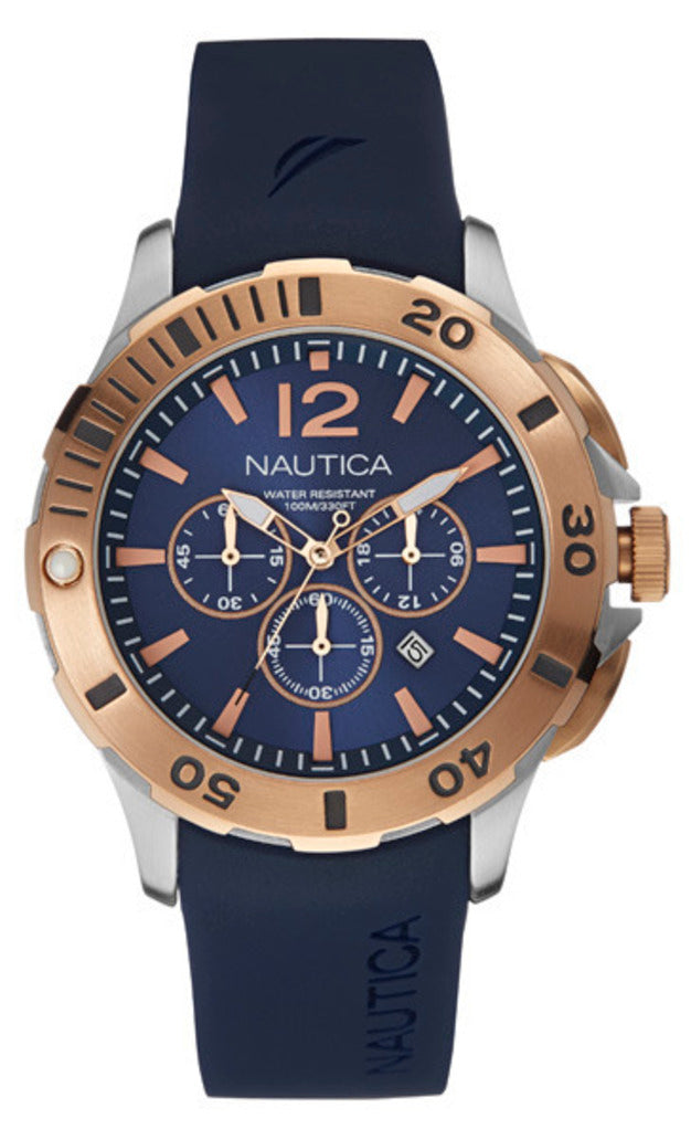 Nautica NAI19506G Men Watch 44mm 10 ATM