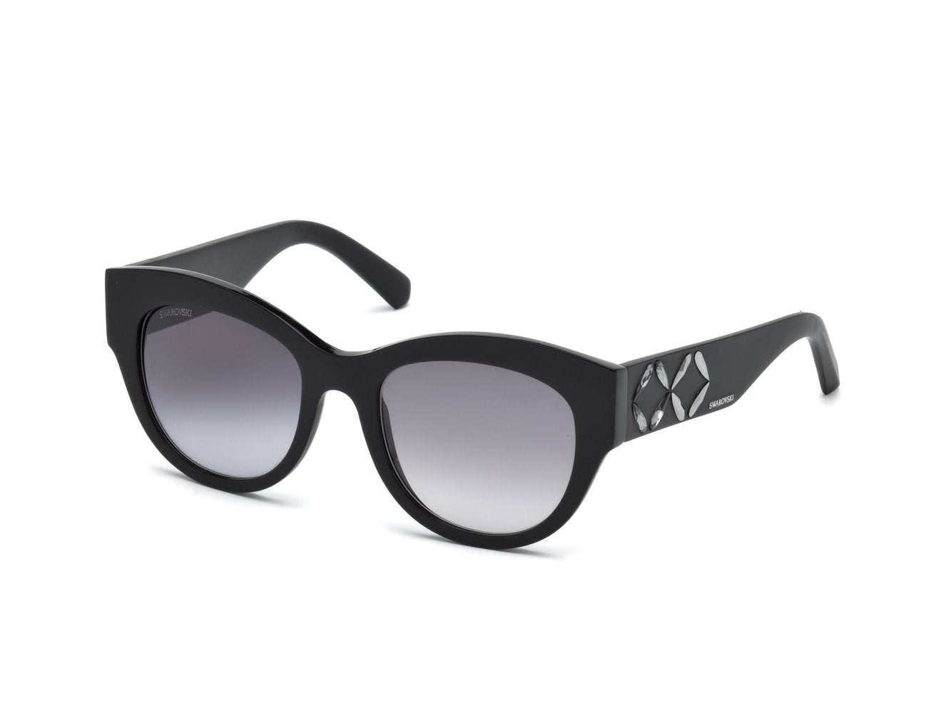 Swarovski SK-0127-01B Sunglasses Women 54/19/140