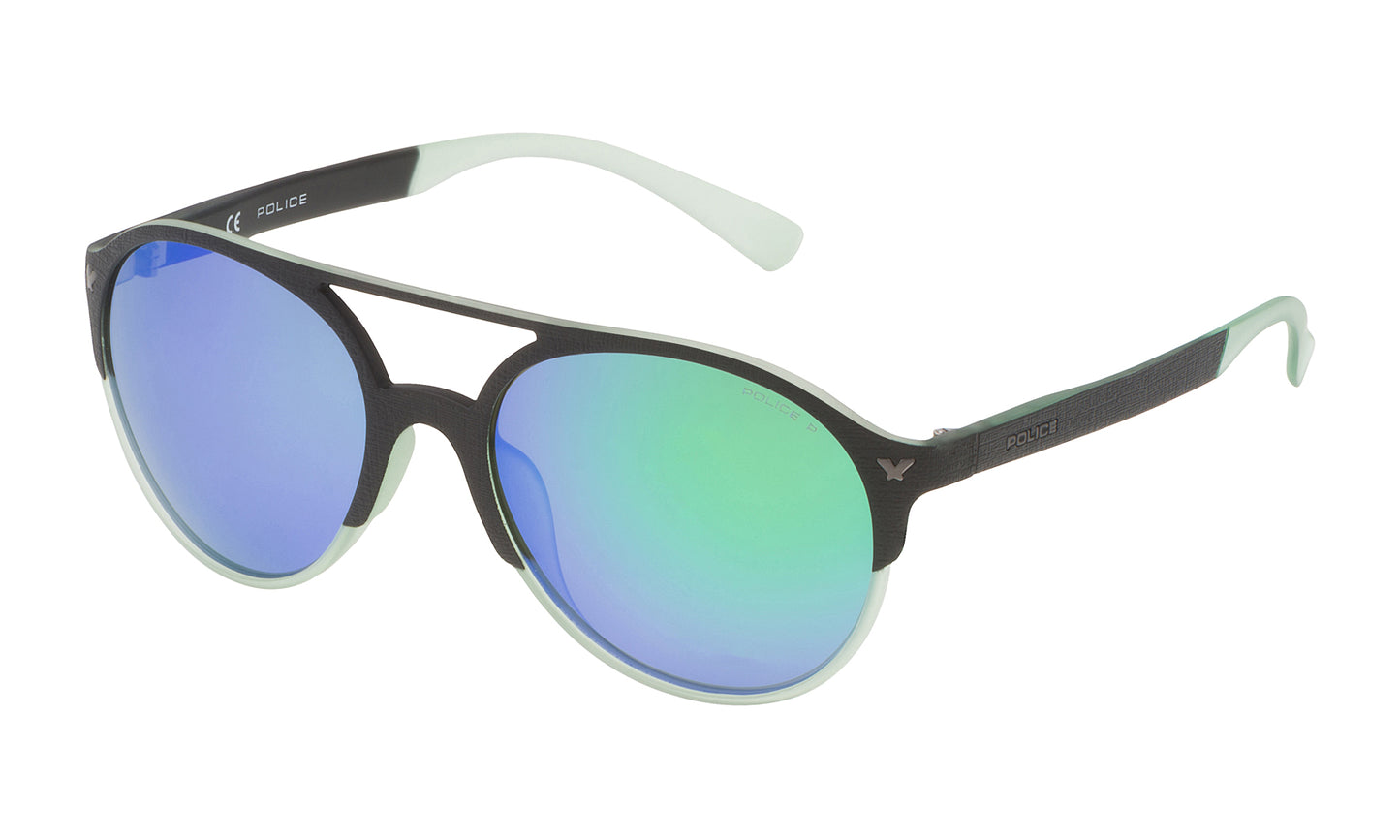 Police SPL163556PCV Sunglasses Unisex 55/19/140